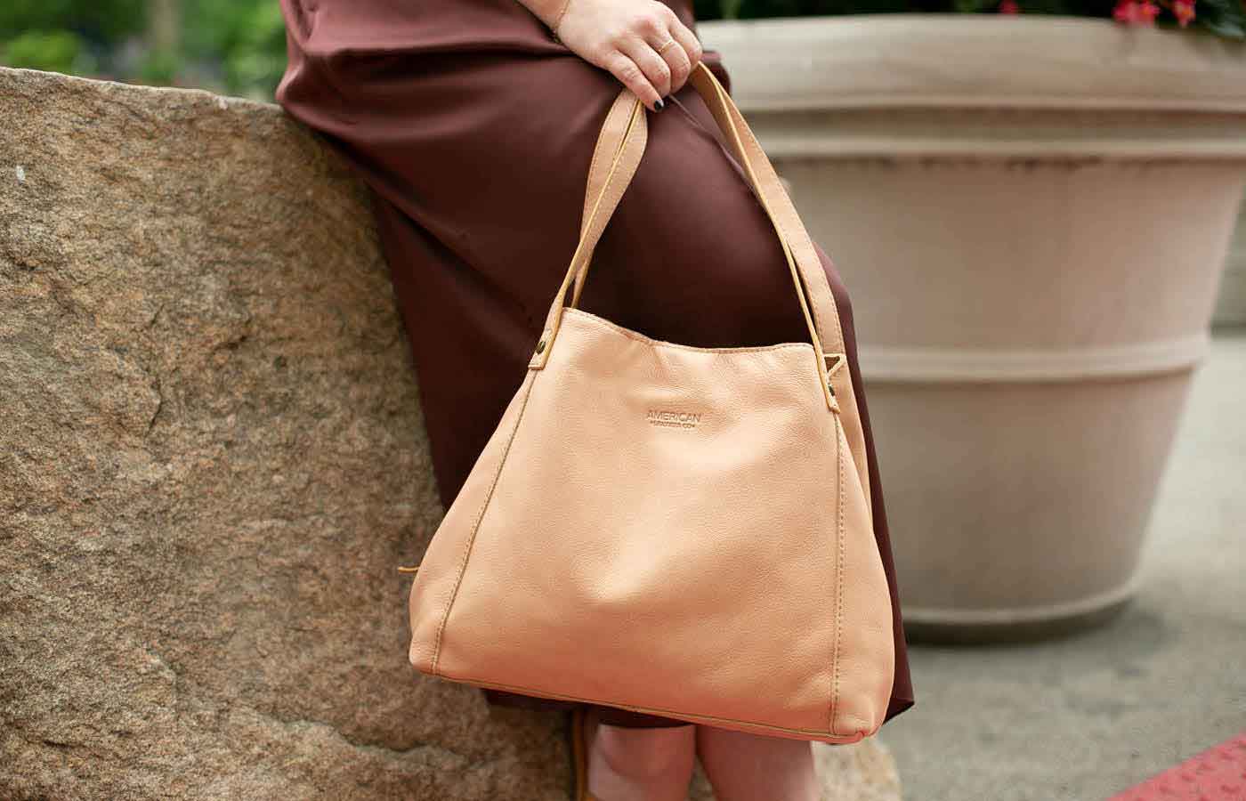 american leather shoulder bag